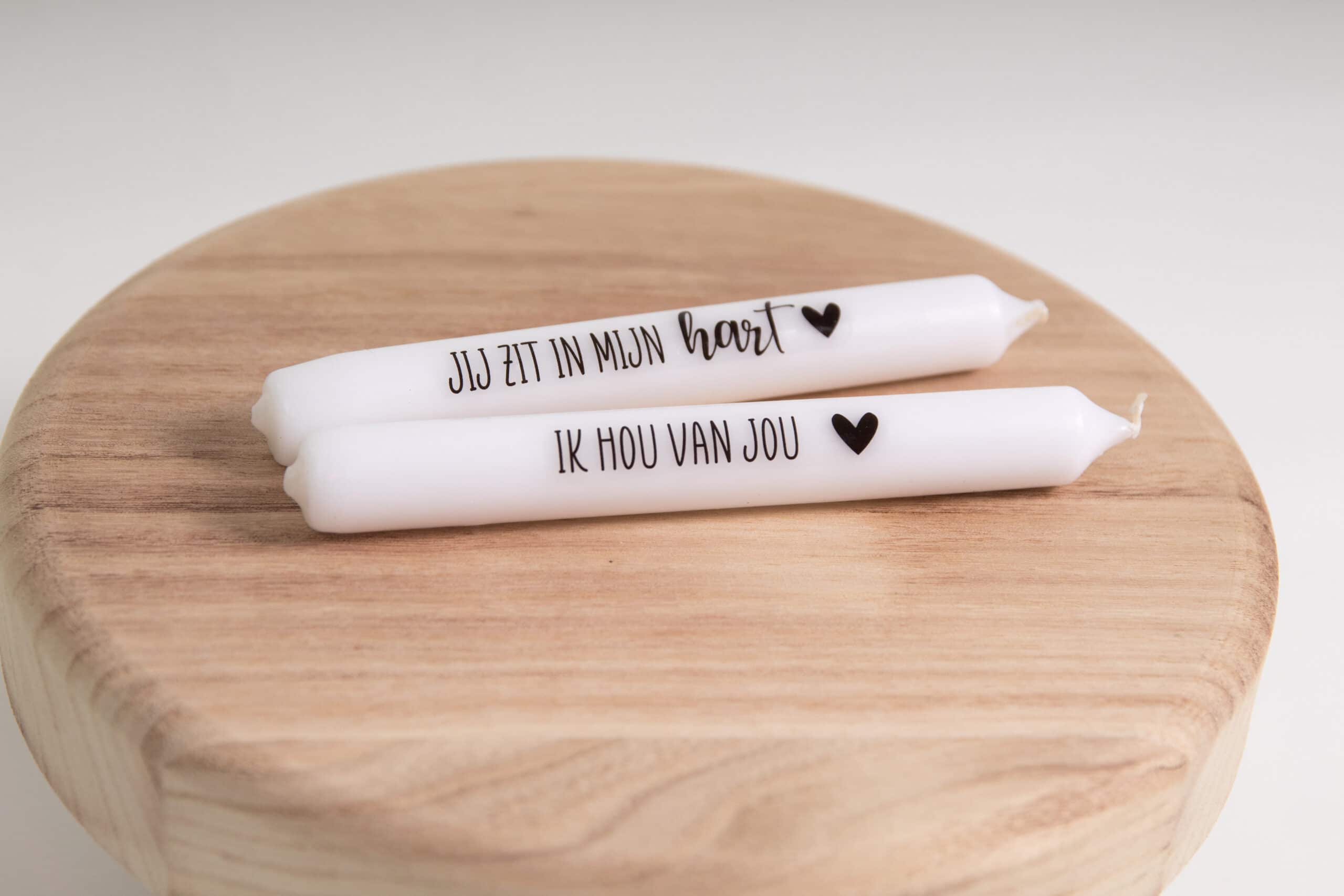 Diner kaars ik hou van jou - liefsvanlauren.nl